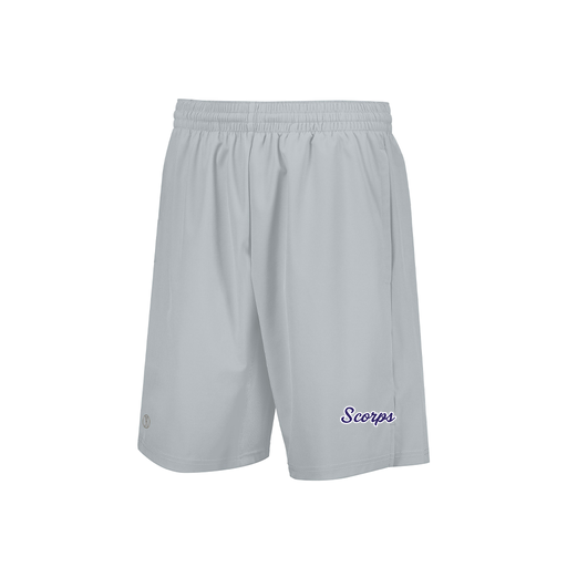 [229556.099.XS-LOGO3] Men's Weld Short (Adult XS, Silver, Logo 3)