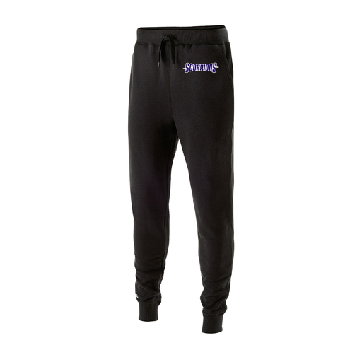 [229648.080.S-LOGO1] Youth 60/40 Fleece Jogger (Youth S, Black, Logo 1)