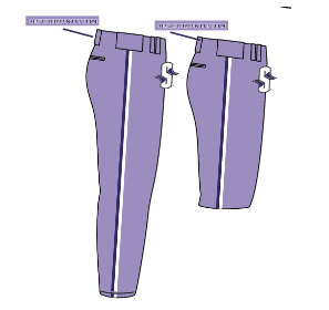 Powder Purple Pants - OHS